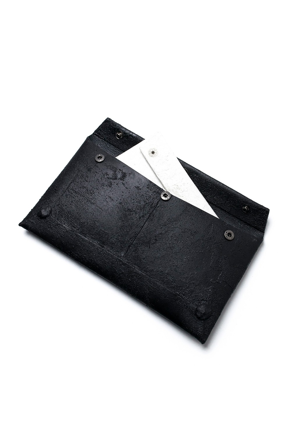 Kagari Yusuke 封筒型ウォレット 黒い壁 Mw 02 Bk Pocketbook