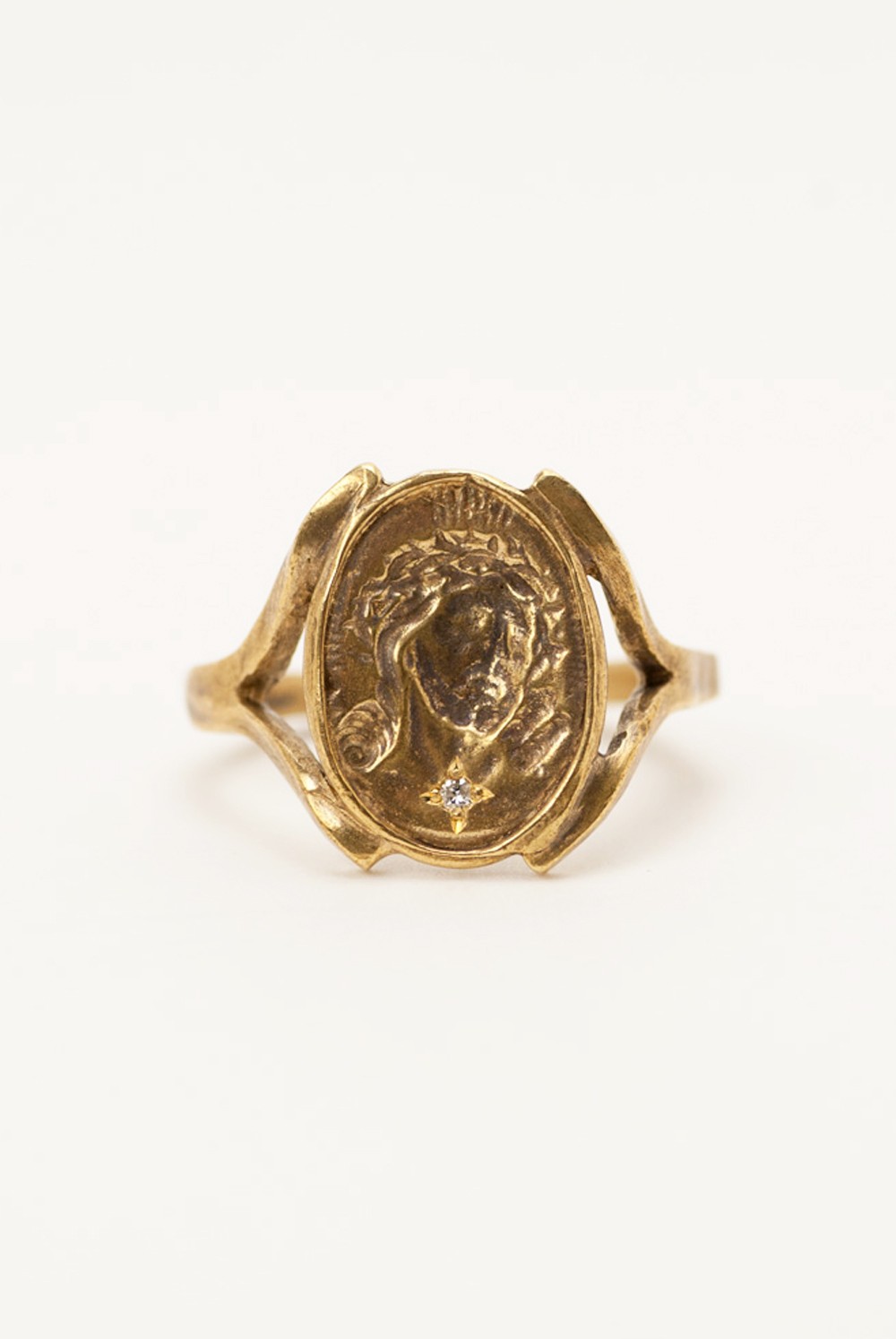 Lano 廃盤 ラスト1点 メンズ ダイヤモンドインタリオリング Bonita