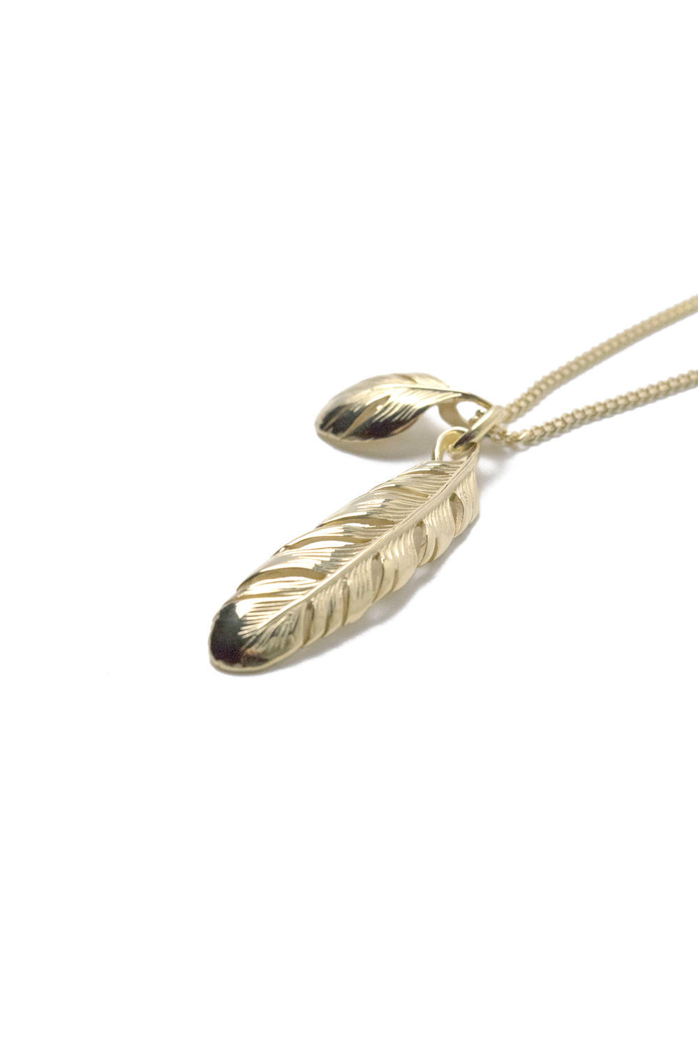 HARIM - 【お取り寄せ可能】New Leaf feather VERY SHINE Necklace