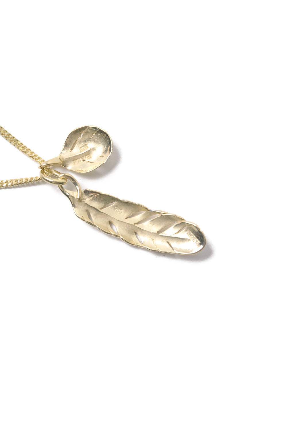 HARIM - 【お取り寄せ可能】New Leaf feather VERY SHINE Necklace