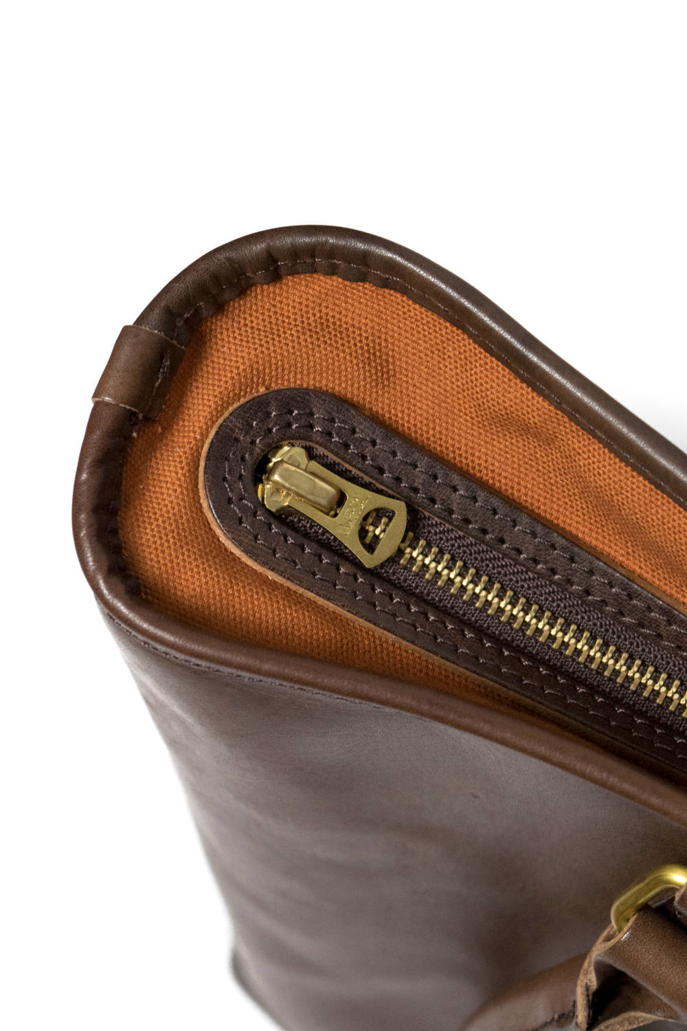 vasco - 【ラスト1点 / 26SS】LEATHER NELSON TOTE BAG [BROWN