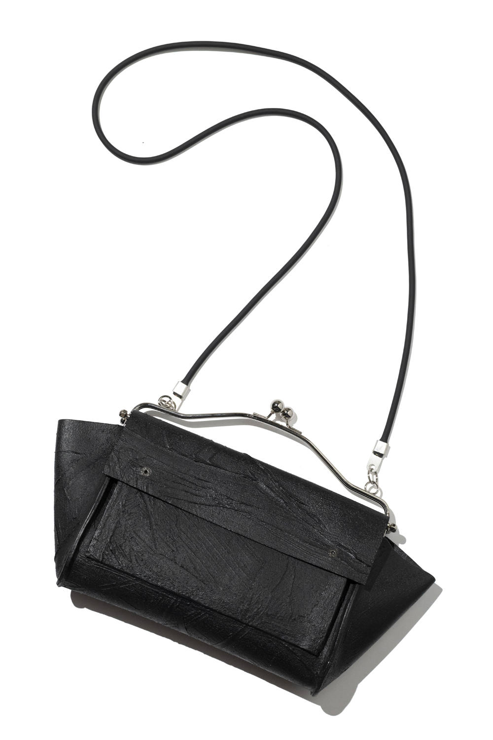 KAGARI YUSUKE - 何かのパーツ・ショルダーポーチ [ブラック] / w19-07