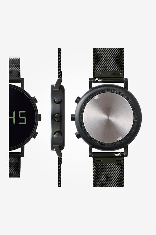 normal TIMEPIECES - 時字 / TOKIJI - Black × Black Mesh [38mm
